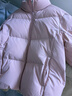 优衣库童装男童女童蓬松羽绒茄克外套夹克羽绒服478148 10 水粉色 160 实拍图