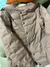 MUJI女式轻量羽绒便携式无领夹克羽绒服女款长袖25年冬季女装外套轻薄 烟熏粉色 M （160/84A） 实拍图