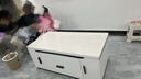 仕宇多功能升降折叠茶几餐桌二合一两用小户型客厅家用一体式饭桌子 白色钢化玻璃 1.2米茶几+4凳 实木芯生态板 实拍图