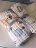 十月结晶婴儿包单秋冬季新生儿婴儿包被防惊跳纯棉抱被产房用品 元气飞象【四季双层】柔软包边 85*85cm 实拍图