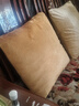 京东京造棉花糖抱枕 超柔棉棉绒沙发床头客厅办公室腰靠枕垫 黄色45x45cm 实拍图