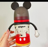 贝亲（Pigeon）PPSU迪士尼双把手奶瓶240ml L号奶嘴 经典米奇 6月+ AA238 实拍图