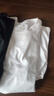 京东京造【10A抗菌T】长袖t恤男卫衣打底衫衣服白小T男装 白色 L 实拍图