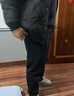 安踏加绒运动裤男2025年秋冬季宽松长裤休闲裤束脚裤子男士卫裤篮球裤 -1基础黑/加绒加厚【拉链口袋】 L (175) 适合120-140斤 实拍图