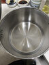 炊大皇316L不锈钢汤锅婴儿辅食锅汤蒸炖锅蒸锅双耳煮粥煮面锅带蒸屉24cm 实拍图
