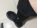 达芙妮秋冬过膝长靴小个子显瘦女靴弹力可折叠两穿女靴高筒靴 黑色 40 实拍图