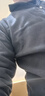 探拓（TECTOP）抓绒衣 户外加厚保暖男抓绒衣纯色立领半开衫柔软舒适抓绒衣 MZRY033 男款灰色 L 实拍图