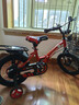永久（FOREVER）儿童自行车男女款小孩单车可折叠脚踏车4-6-8-10岁辅助轮14寸红色 实拍图