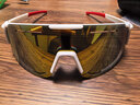 村田稻夫登山墨镜 骑行墨镜套镜 墨镜套近视眼镜护目镜滑雪镜 黑框水银片 实拍图
