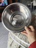 【便宜实用】不锈钢盆打蛋盆和面盆洗菜盆调料盆猪油盆子 22cm实盆一个装 实拍图