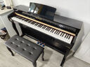 海蒂诗 电钢琴88键重锤电子钢琴儿童初学幼师专业成人家用数码立式钢琴 P-313烤漆黑-蓝牙-全重锤-配琴凳 实拍图
