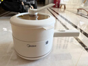 美的（Midea）电煮锅 小电锅 电蒸锅 宿舍小锅多功能锅辅食锅 1.6L学生寝室一体泡面小火锅电煮锅XZE2017 配蒸笼 实拍图