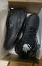 特步运动鞋男鞋跑鞋冬季皮面防水轻便减震健身休闲慢跑步鞋子男黑色 实拍图