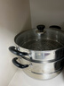 苏泊尔SUPOR好帮手304不锈钢双层复底28cm蒸锅燃气电磁炉通用蒸笼SZ28B5 实拍图