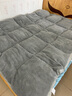 南极人冬季羊羔绒床垫褥子0.9x1.9米学生宿舍单人冬天加厚保暖软被铺底 灰色【加厚羊羔绒床垫】 90x200cm 实拍图