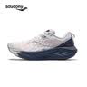 SAUCONY【彭于晏同款】索康尼胜利22专业强缓震跑鞋男厚底跑步鞋运动鞋男 白深兰218 44.5 实拍图