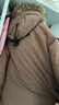 KOLON SPORT可隆羽绒衣防水防风透湿女士中量毛领连帽鹅绒服 实拍图