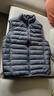 雪中飞秋冬新款男式轻薄羽绒服马甲基础男士短款羽绒秋马甲 黯青色|5089 M 170/92A 实拍图