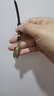 黄铜钥匙扣挂件个性铃铛龟壳手把件复古汽车钥匙挂绳摆摊批发 黄铜知了+如意编织绳 实拍图