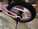 优贝（RoyalBaby）儿童自行车男女镁合金单车 月亮系列3-5岁 宇航员14寸 粉色 实拍图