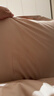 康尔馨五星级酒店床品A类60支纯棉贡缎简约四件套全棉被套浅驼色1.8米床 实拍图