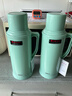 SIMELO保温壶大容量72H骄子保温瓶玻璃内胆热水瓶学生宿舍暖壶2L抹茶绿 实拍图