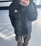 adidas 保暖鸭绒连帽羽绒服男女同款阿迪达斯官方轻运动 黑色   M 实拍图