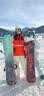 Flow Theory 滑雪镜双层防雾磁吸镀膜抗UV滑雪眼镜护目镜滑雪装备 白框抹茶绿 实拍图