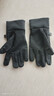 北诺手套男冬季保暖户外运动骑行开车触屏防滑皮棉手套女士秋冬天手套 运动防风  黑色 实拍图