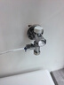 潜水艇（Submarine）F2003三角阀双通一进二出4分进水可接接头洗衣机马桶分水器银色 实拍图