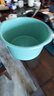 泡脚桶塑料足疗足浴盆沐足桶按摩加厚洗脚盆家用泡脚盆过小腿 【按摩足浴盆】青草绿 实拍图