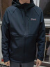 诺诗兰25秋冬软壳外套男式防泼水徒步户外登山三防夹克外套软壳衣 纯黑色-70E男 180 实拍图