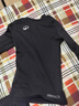 迪卡侬（DECATHLON）儿童紧身衣保暖训练服儿童运动透气速干衣秋长袖内衣KIL 【经典黑套装】-经典款-加绒保暖 120 /7-8岁123-130cm卡码/偏胖拍大 实拍图