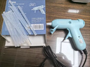 得力（deli）热熔胶枪家用儿童款手工制作快速加热熔胶高粘胶枪天蓝色带胶棒 实拍图