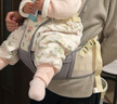 baby friend腰凳婴儿坐凳宝宝背带前后两用多功能抱抱托外出抱娃神器透气灰色 实拍图