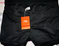 李宁（LI-NING）泳裤男士防尴尬游泳裤平角双层防走光水陆两用沙滩裤337 XXL 实拍图