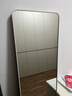 小匠材全身镜落地穿衣镜卧室衣帽间落地镜镜子宿舍铝合金贴墙镜白40*150 实拍图