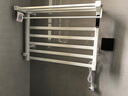 京东京造暖云Wide免打孔电热毛巾架浴室卫生间置物架碳纤维烘干柔雾白右 实拍图