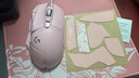 罗技（G） G502 HERO主宰者 有线鼠标 游戏鼠标 吃鸡鼠标 电竞鼠标宏编程可配重HERO引擎 礼盒送男友 G502H-云樱粉+鼠标垫+防滑贴+鼠标盒 实拍图