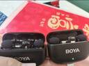 BOYA博雅mini无线领夹麦克风手机直播收音麦克风一拖一 户外采访短视频收音器AI降噪迷你话筒 Type-C版 实拍图
