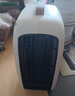 扬子取暖器家用暖风机电热取暖器桌面小型电暖器热风机电暖气节能省电小型电热烤火炉热风机 双温控-米白色 【升级款】 实拍图