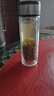 【京东物流配送】高硼硅双层玻璃杯大容量泡茶杯水杯子茶水分离杯 【双层加厚】茶杯350ml1只 实拍图
