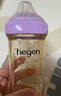 HEGEN海格恩奶瓶新生儿防胀气0-6个月以上仿母乳防呛奶婴儿ppsu奶瓶 240ml 奶瓶（紫/3-6月）自带2段奶嘴 实拍图