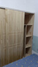 福霜【包安装】全实木衣柜家用卧室推拉门收纳柜子移门原木风大衣橱 120宽50深180高 (原木无漆)纯实木无贴皮 实拍图