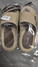 回力运动拖鞋男浴室内户外减震防滑厚底凉拖鞋HL39651卡其色46-47码 实拍图