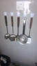 康巴赫304不锈钢长柄无涂层炒菜铲子煎铲汤勺漏勺支架五件套 实拍图