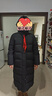 京东京造羽绒服女90鸭绒泡芙春秋新年战袍新款女士外套 中长款黑色 XS 实拍图
