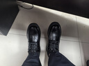 戈耐（GENAI）男士休闲皮鞋男生新郎结婚隐形内增高百搭潮商务鞋真皮透气男鞋子 黑色【真牛皮】6cm内增高 四季款 40 (250mm) 实拍图