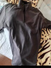 优衣库男装柔滑弹力摇粒绒半拉链套头衫/长袖481184 09 黑色 4XL 实拍图