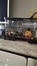阔庭鱼缸懒人鱼缸家用客厅办公室金鱼缸过滤鱼缸黑色款 实拍图